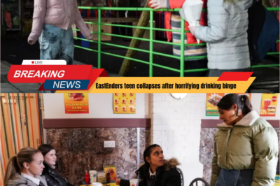 EastEnders teen collapses after horrifying drinking binge
