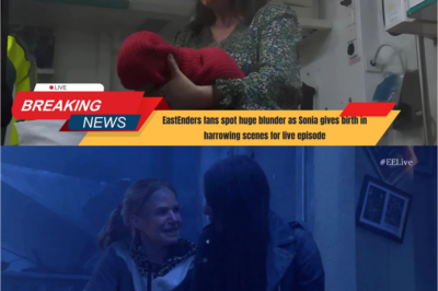 EastEnders fans spot huge blunder as Sonia gives birth in harrowing scenes for live episode