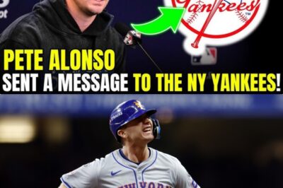 (M) CROSSTOWN MESSAGE: Pete Alonso SENDS direct STATEMENT to NY Yankees